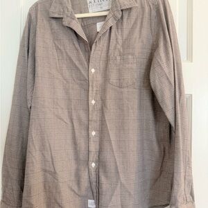 Women’s Brown Plaid Shirt